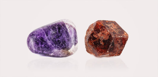 amethyst and garnet