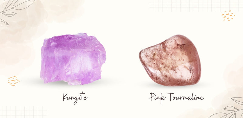 Kunzite And Pink Tourmaline