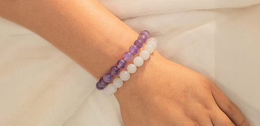 amethyst and moonstone