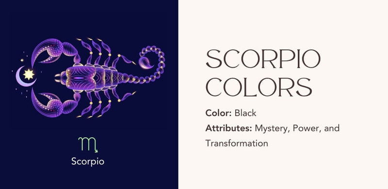 Scorpio Zodiac Colors