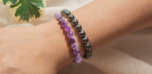 Amethyst and hematite