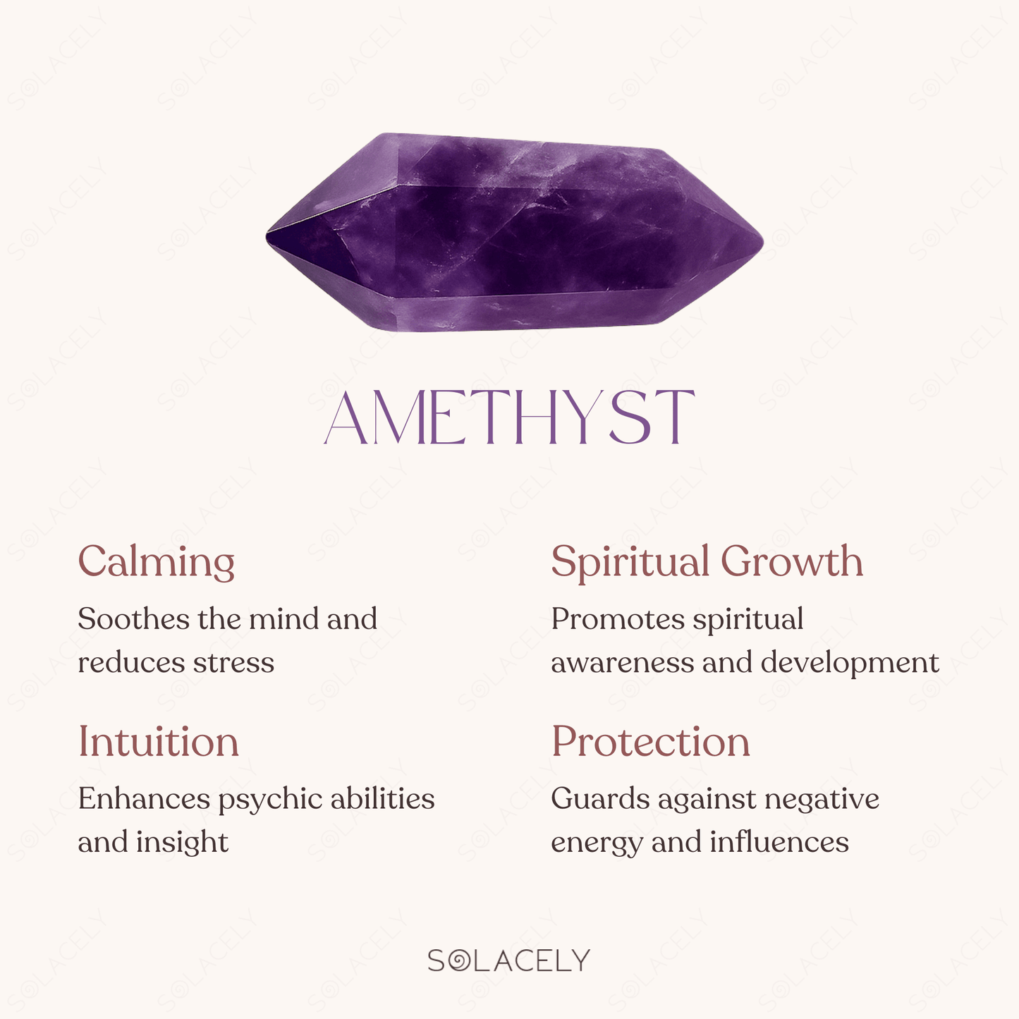 amethyst mini geodes properties