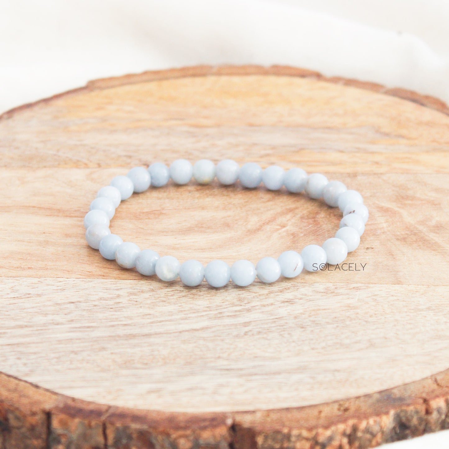 angelite bracelet supports emotionally