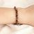 Tiger's Eye Faceted Crystal Bracelet - 6mm Beads