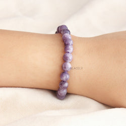 8mm Lepidolite Crystal Bracelet