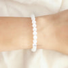 6mm White Selenite Bracelet