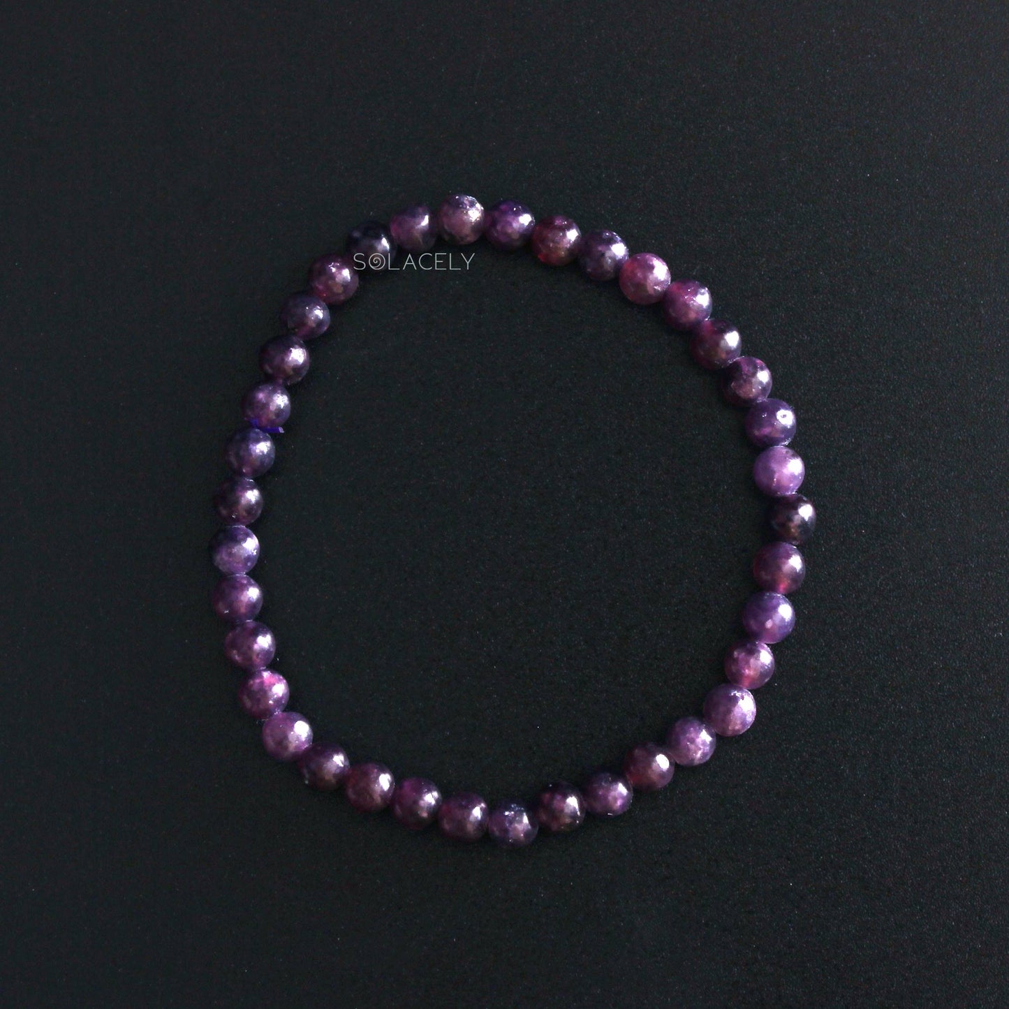 Small Bead Lepidolite Bracelet