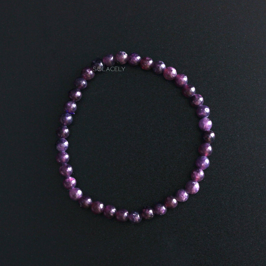 Small Bead Lepidolite Bracelet