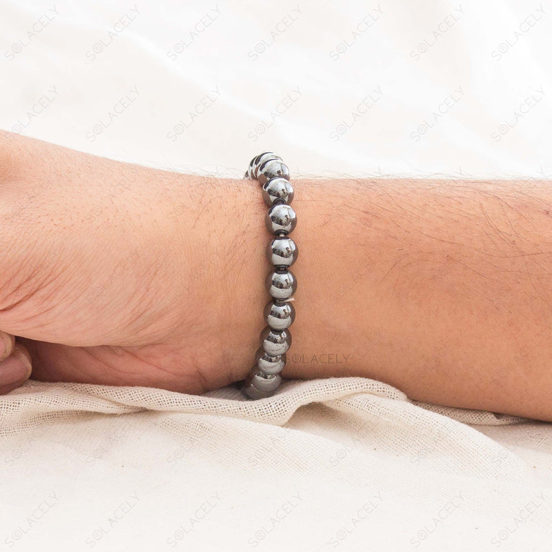 Hematite Beaded Bracelet