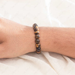 Tiger’s Eye 8mm Beads Bracelet