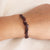 Sterling Silver Crystal Chip Adjustable Bracelet