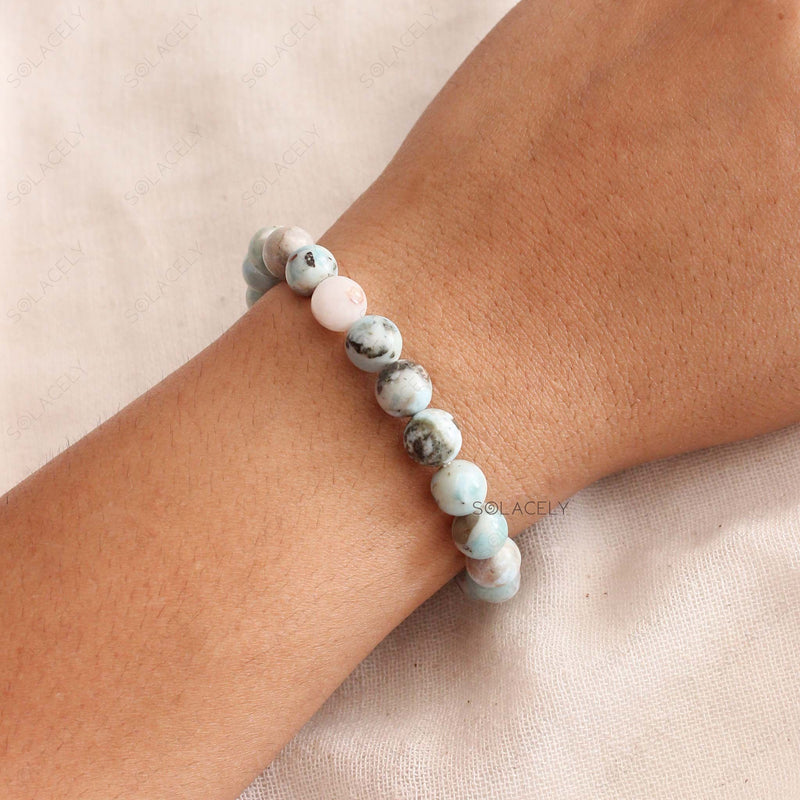 Larimar Crystal Bracelet