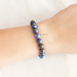 Lapis lazuli Bracelet 8mm Beads