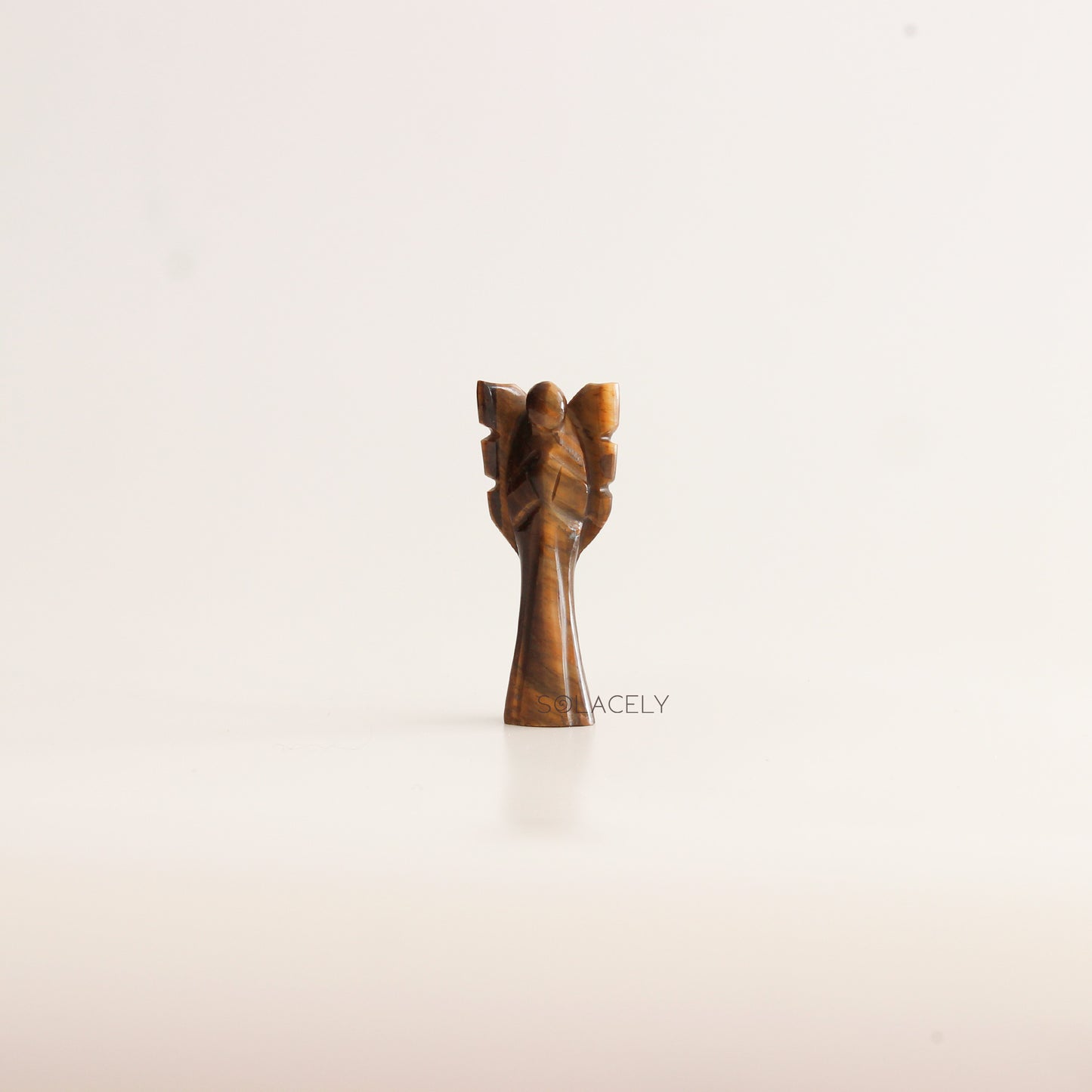 Tiger Eye Angel Figurine