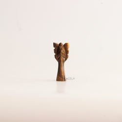 Tiger Eye Angel Figurine