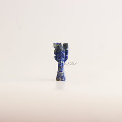 Lapis Lazuli Crystal Guardian Angel Figurine