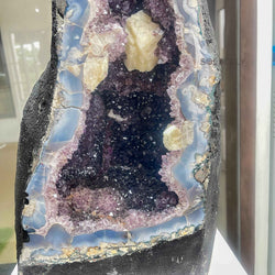 amethyst calcite crystal