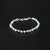 Angelite, Rose Quartz, and Moonstone Beaded Adjustable Bracelet