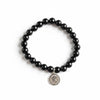 Black obsidian spiritual om bracelet
