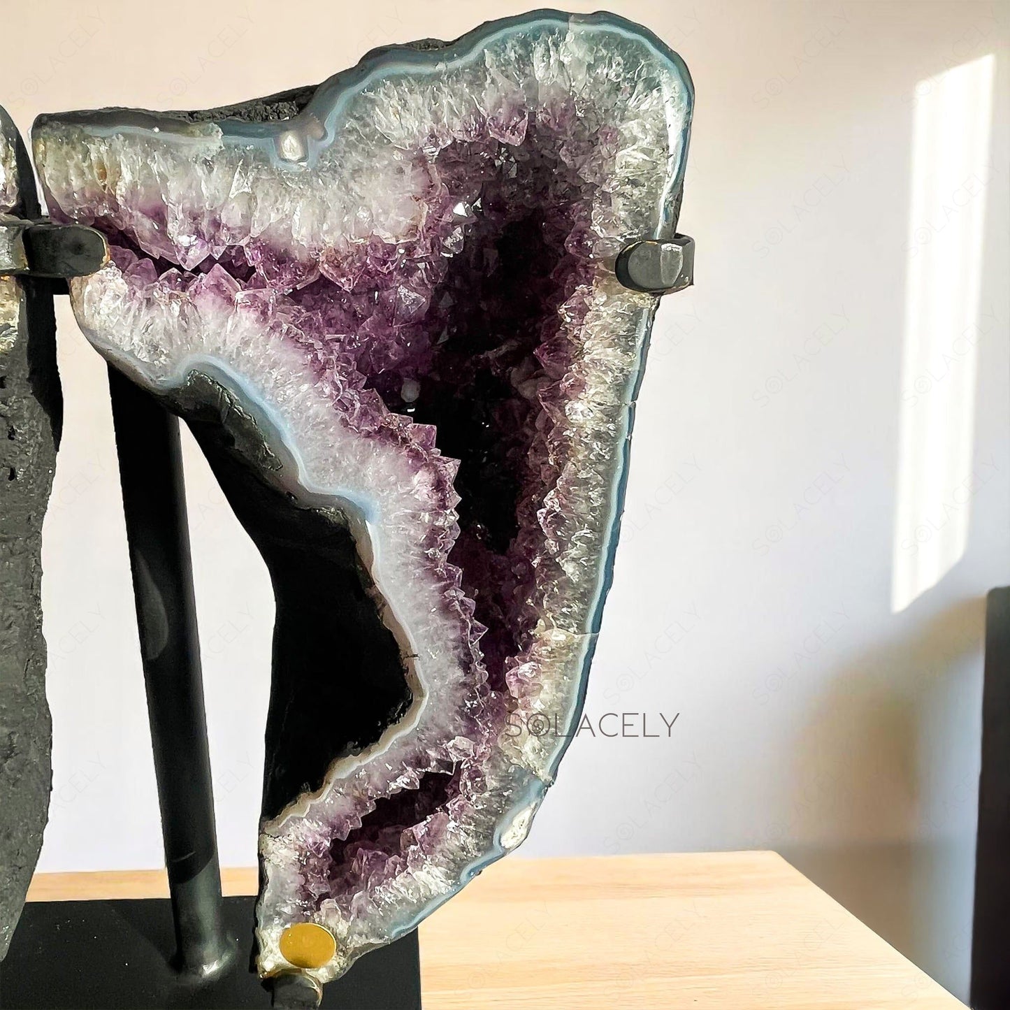 Butterfly-Shaped Healing Amethyst