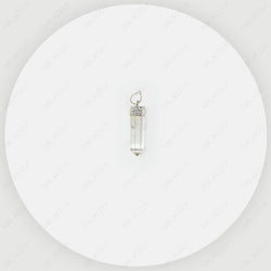 clear quartz pendant necklace