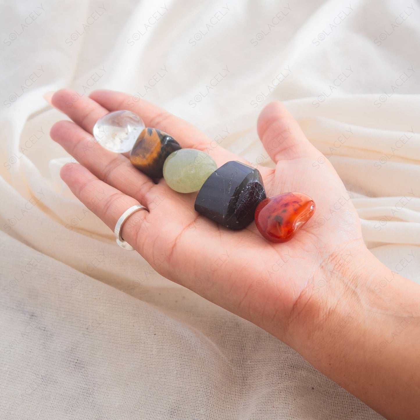 confidence and luck crystal tumbled stone