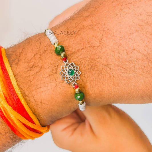 Chakra Symbol Sterling Silver Rakhi