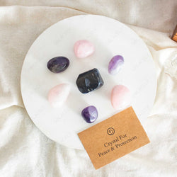 peace and protection tumbled stone