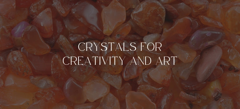 crystals for creativity and art mobile banner image