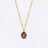 Dainty amethyst necklace