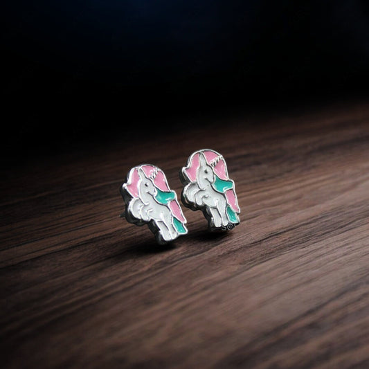 Dainty Charm Kid's and Teen's Sterling Silver Earrings