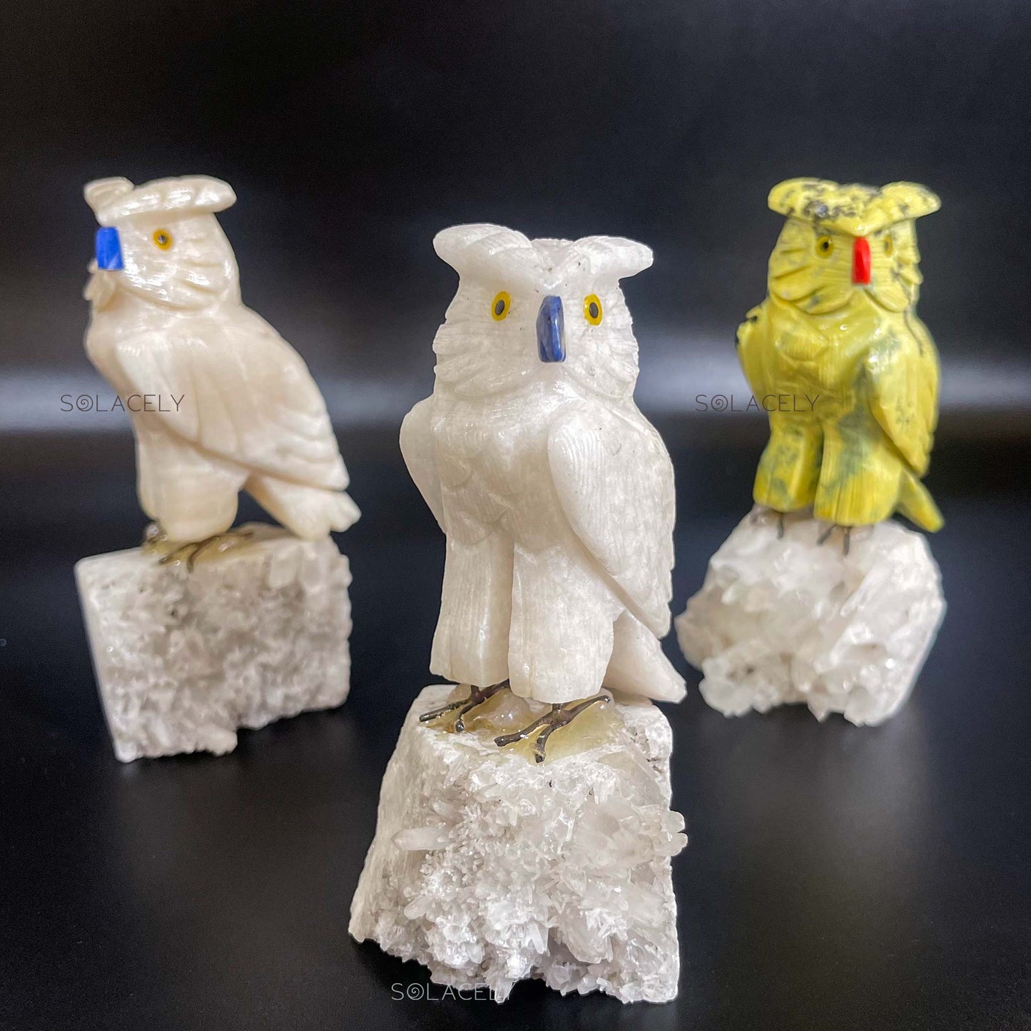 Decorative crystal owl