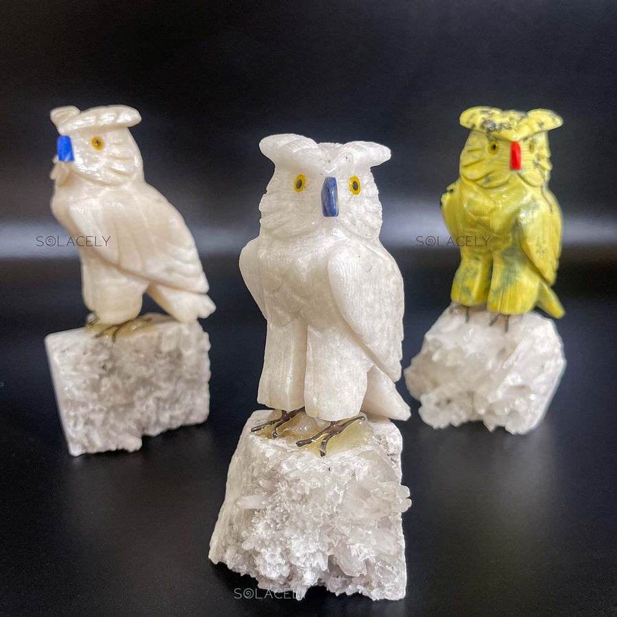 Decorative crystal owl