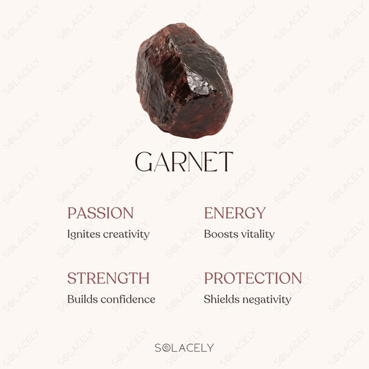 Red Garnet Chip Bracelet