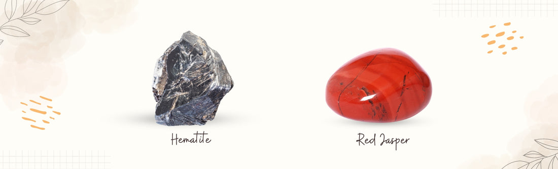 hematite and red japer banner image