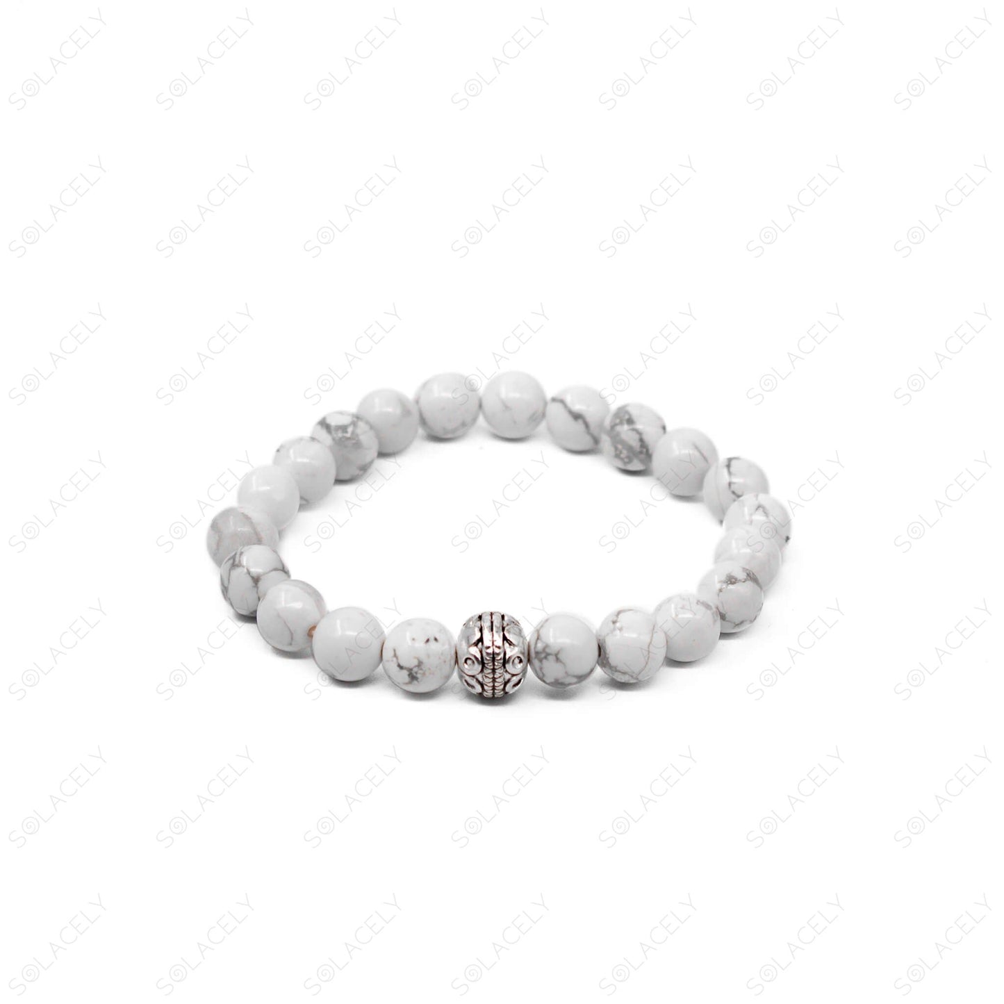 howlite bead bracelet