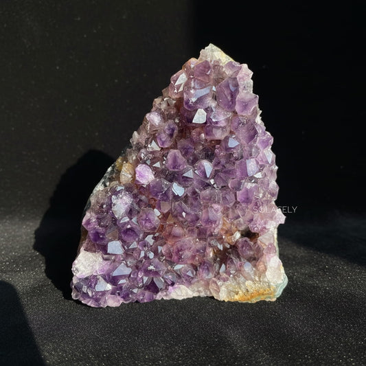 Medium brazilian amethyst geode crystal piece