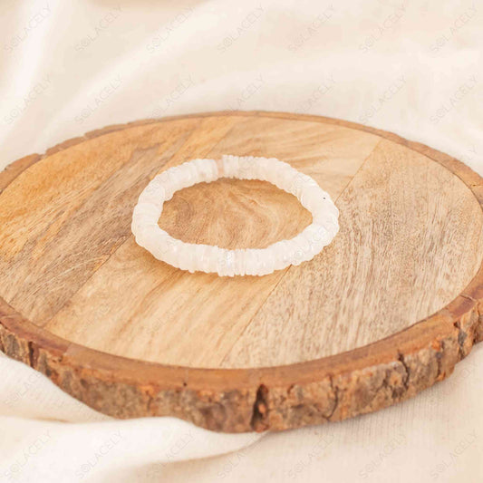 moonstone bracelet with tyre bracelet