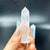 Natural clear quartz crystal tower