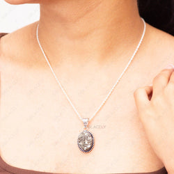 Natural Pyrite Crystal Pendant