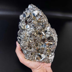 Pyrite crystal cluster