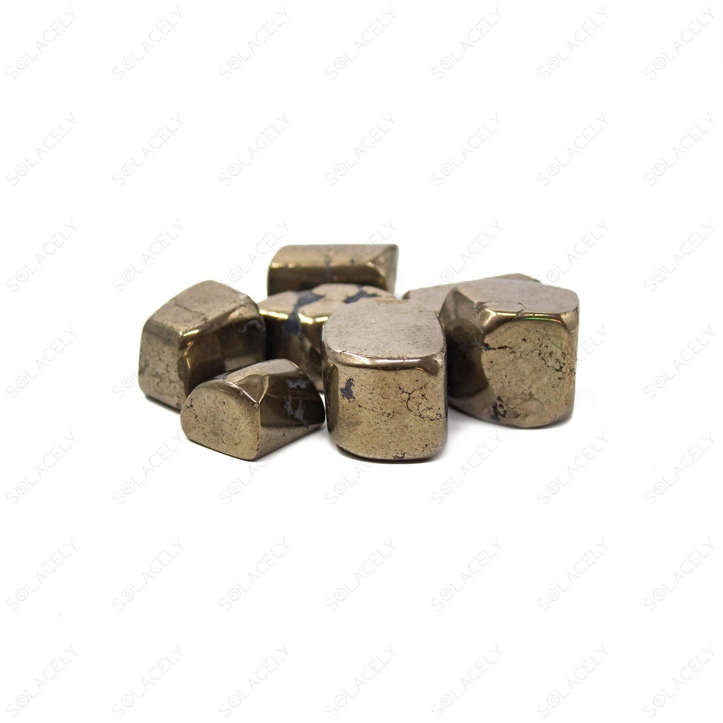 tumbled pyrite stone