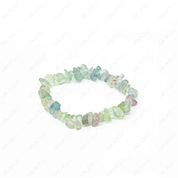 chip bracelet rainbow fluorite