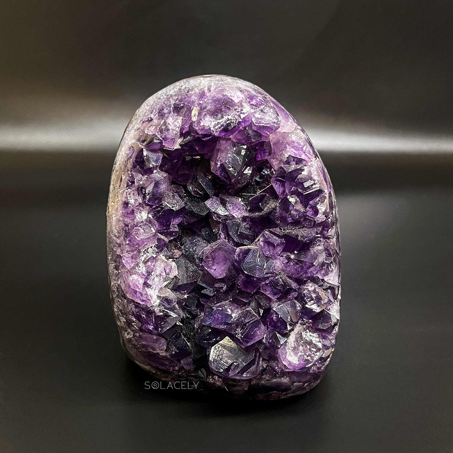 Raw Brazilian amethyst crystal stone