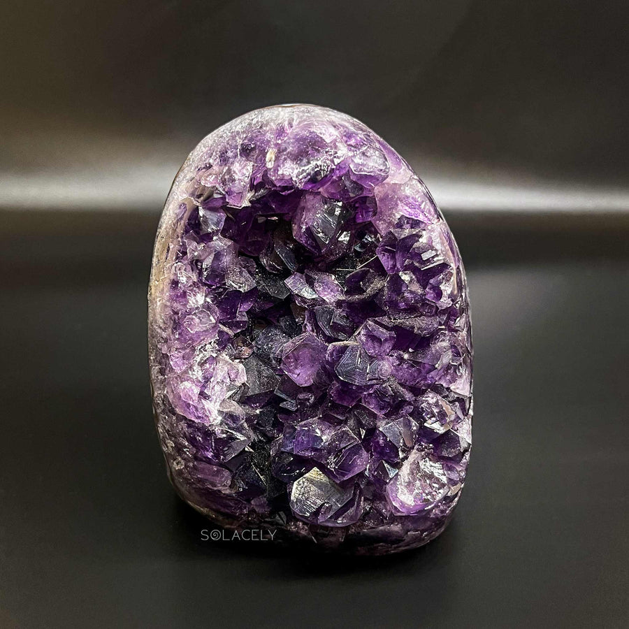 Raw Brazilian amethyst crystal stone