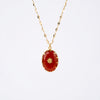 North Star Red Agate Necklace