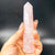 Rose quartz healing crystal wand