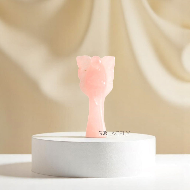 Rose Quartz Crystal Guardian Angel