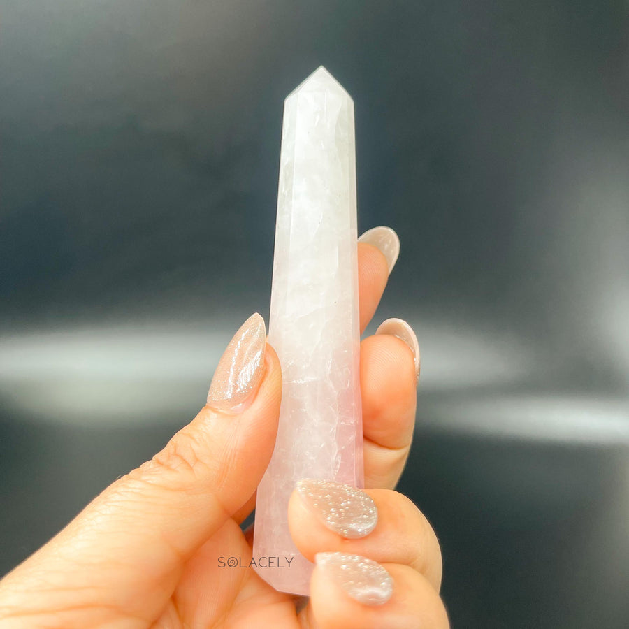 Rose quartz tower