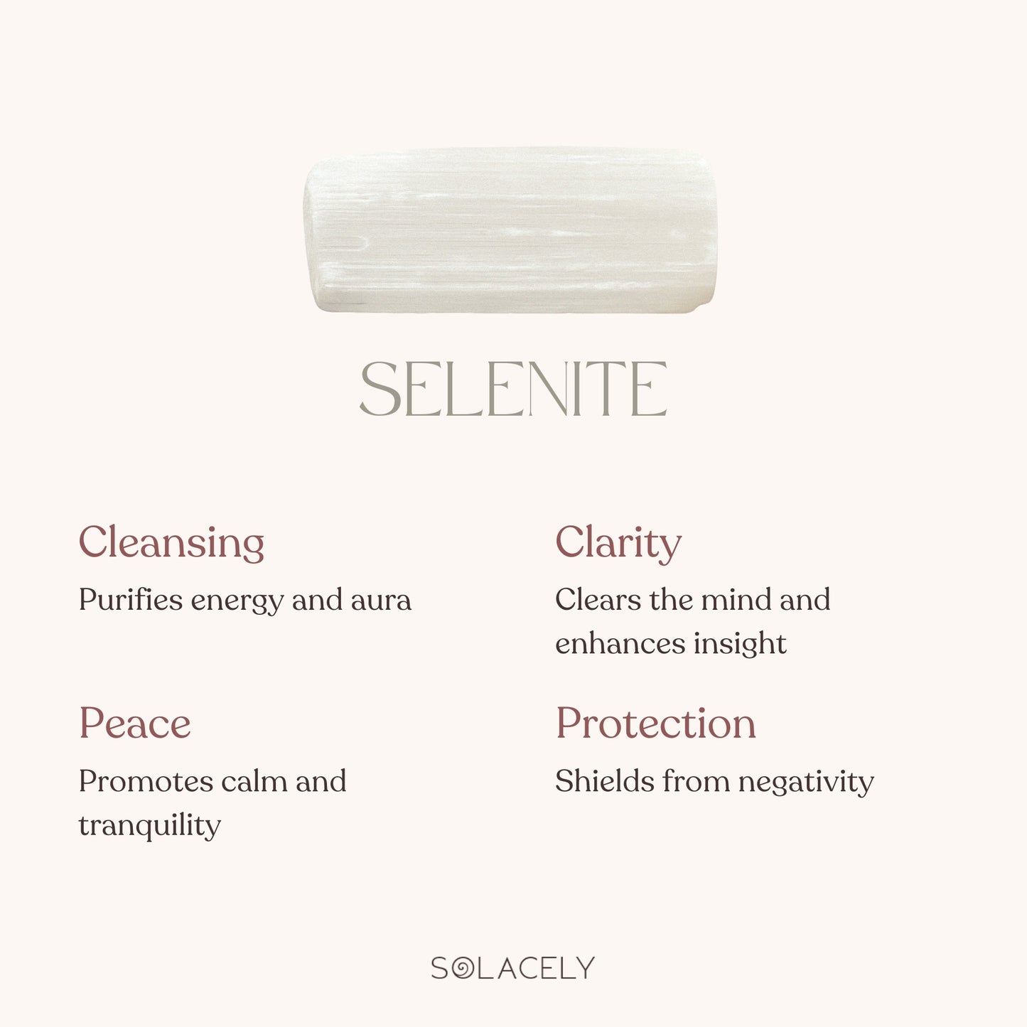 Selenite Raw Stones with spiritual benefits